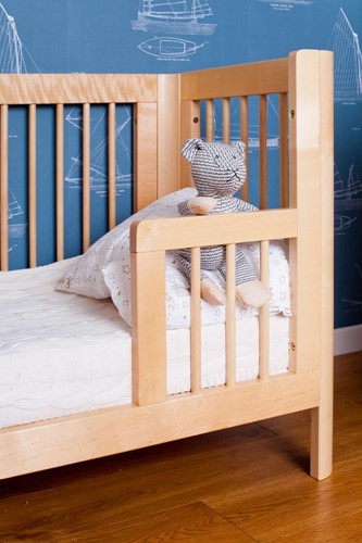 Troll Nursery łóżeczko dziecięce SUN kolor naturalny 140x70