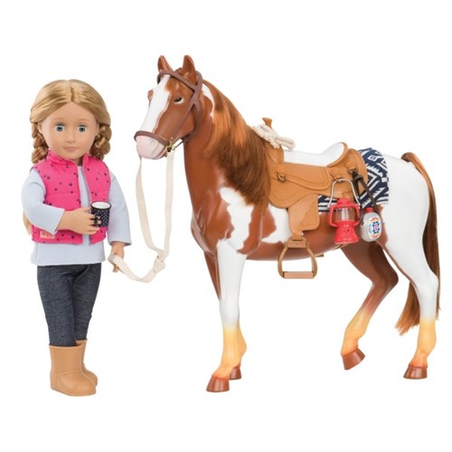 Our Generation koń dla lalki 46cm APPALOOSA