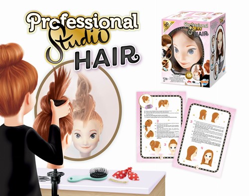 Professional Studio Salon Fryzjerski - głowa lalki do czesania od Buki