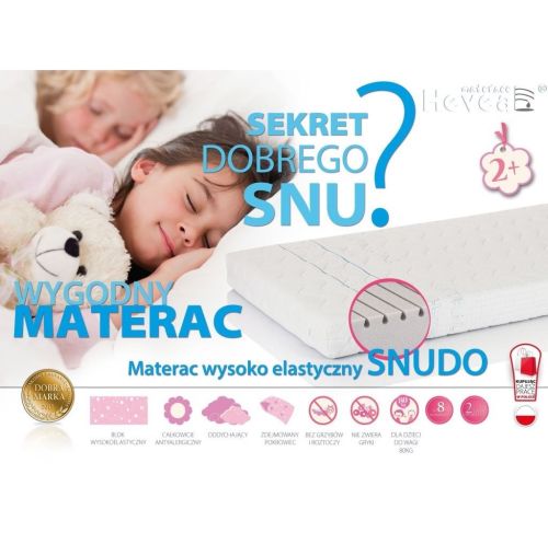 Materac wysoko elastyczny Hevea SnuDo 160/90 Aegis
