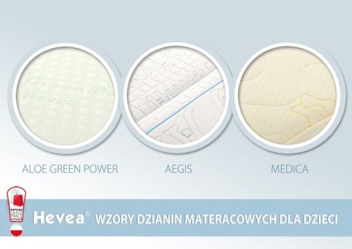 Materac lateksowo-kokosowy Hevea Krzyś 140/70 Medica
