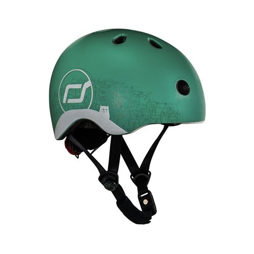 SCOOTANDRIDE Kask dla dzieci 1-5 Forest Owl xxs-s