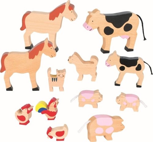 Goki figurki zwierząt farma 12 elementów