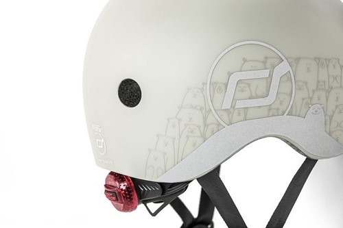 SCOOTANDRIDE Kask dla dzieci 1-5 Ash Bear xxs-s