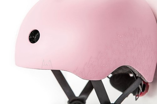 SCOOTANDRIDE Kask dla dzieci 1-5  Rose Cat xxs-s