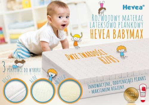 Materac piankowo-lateksowy Hevea Baby Max 120/60 M