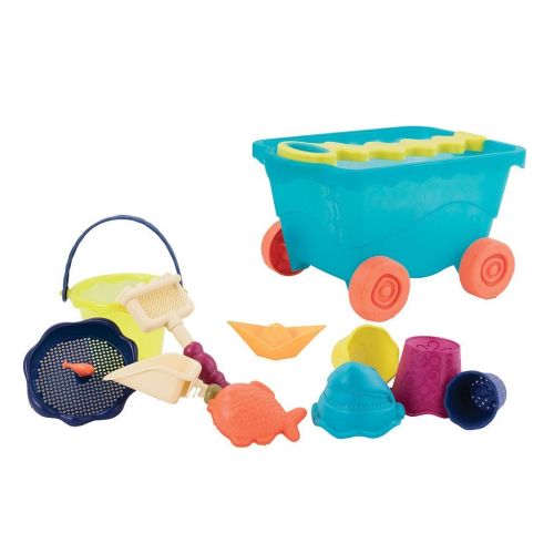 B. Toys wózek z akcesoriami plażowymi niebieski