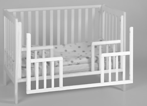 Troll Nursery Toddler rail - wymienny bok do łóżeczka SUN w kolorze białym