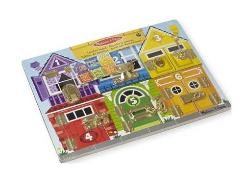 Melissa & Doug tablica manipulacyjna z zatrzaskami