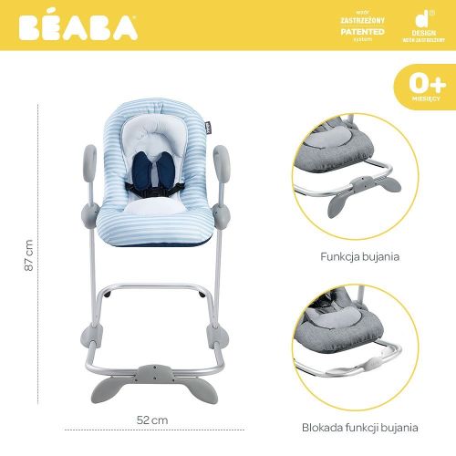 Beaba Bouncer Up&Down III Leżaczek blue