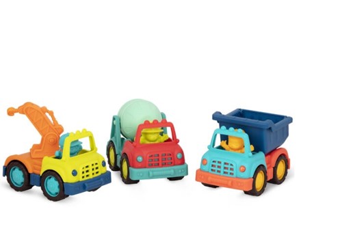 B. Toys zestaw 3 samochodów budowlanych
