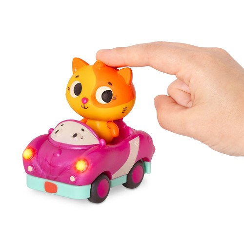 B. Toys Miękkie autko sensoryczne z kotkiem