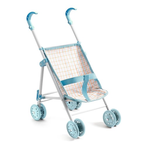 Djeco niebieski Wózek spacerowy dla lalek