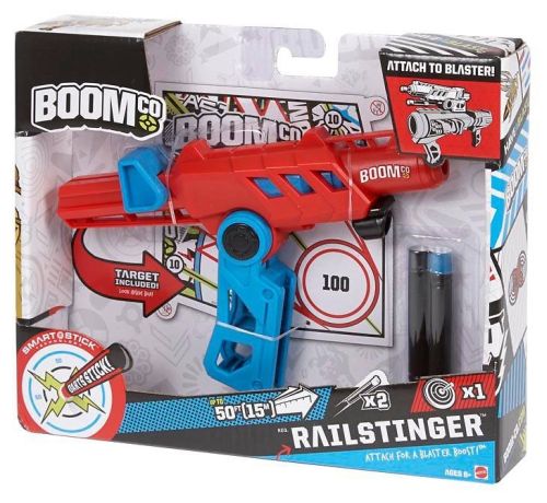 Boomco Railstinger pistolet blaster od Mattel