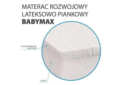 Materac piankowo-lateksowy Hevea Baby Max 120/60 M