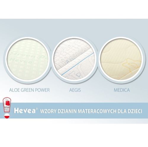 Materac lateksowy Hevea Baby 140/70 Medica