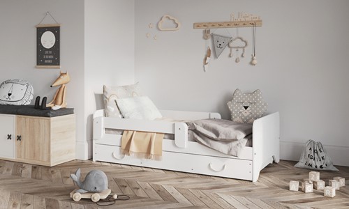 Piętrus łóżko ROOKIE 160X80 z materacem kokos-pian