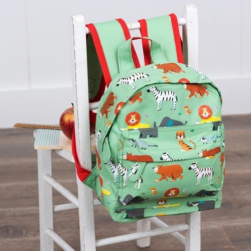 Rex London Plecak mini  zielony w Zwierzątka dla młodszych dzieci