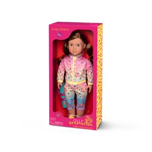 Our Generation duża LUCY GRACE 46cm z matą 