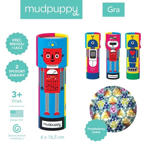 Mudpuppy Kalejdoskop Mix&Match Roboty 3+