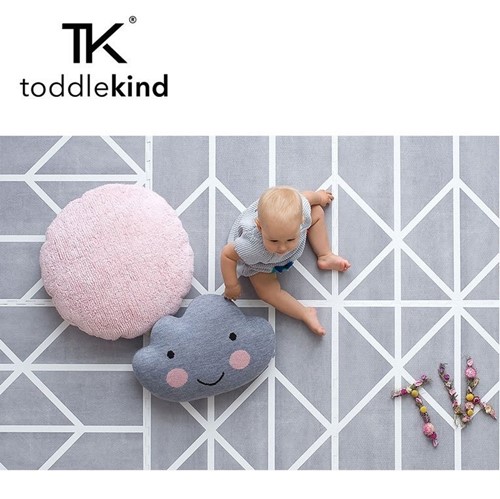 TODDLEKIND Mata do zabawy piankowa Nordic Grey