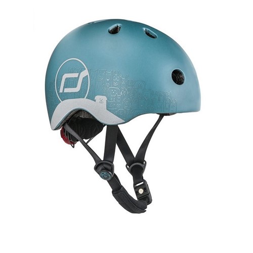 SCOOTANDRIDE Kask dla dzieci 1-5  Steel Dog xxs-s