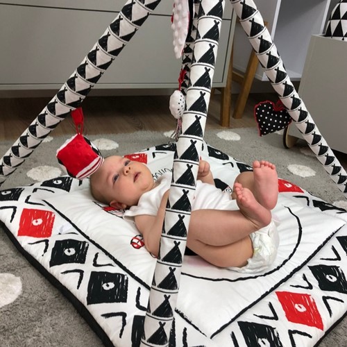 Babysenses mata edukacyjna tipi - Boho Panda