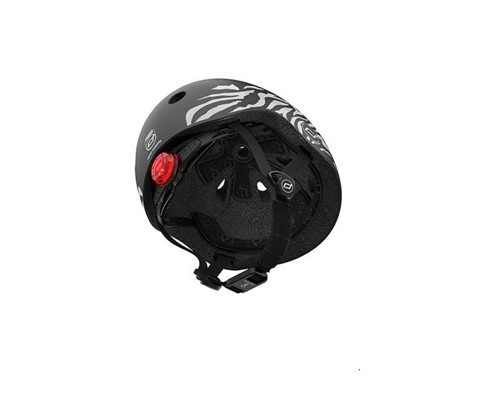 SCOOTANDRIDE  Kask XXS-S dla dzieci 1-5 lat Zebra