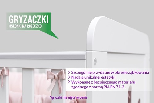 Piętrus łóżeczko Dominik 120x60 z szufladą antracyt