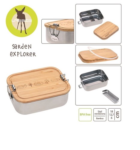 Lassig Lunchbox ze stali nierdzewnej Garden Explor