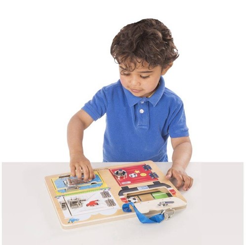 Melissa & Doug tablica manipulacyjna z zamkami