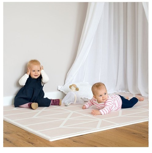 TODDLEKIND Mata do zabawy piankowa Nordic Pink