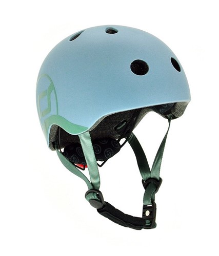 SCOOTANDRIDE Kask dla dzieci 1-5 lat Steel