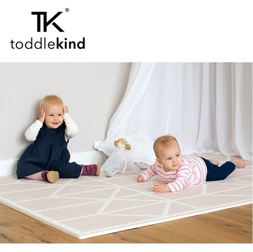 TODDLEKIND Mata do zabawy piankowa Nordic Pink