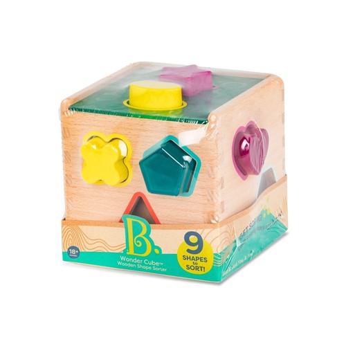 B. Toys drewniana kostka-sorter kształtów kolorów