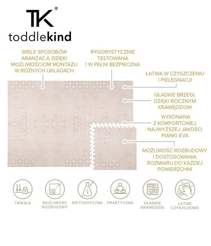 TODDLEKIND Mata piankowa Persian Sand Beige