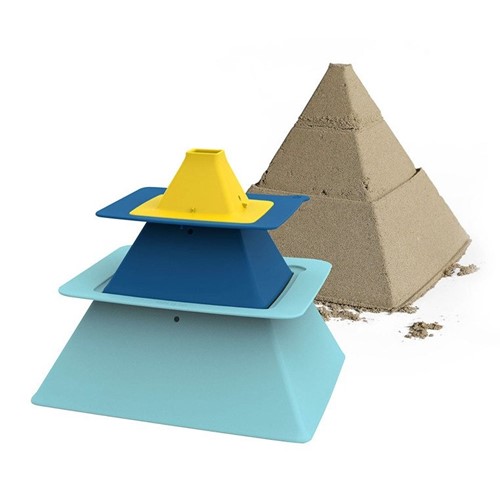 QUUT Zestaw 3 foremek do piasku Piramida Pira 