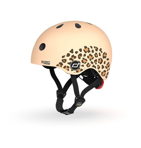 SCOOTANDRIDE  Kask XXS-S dla dzieci 1-5lat Leopard