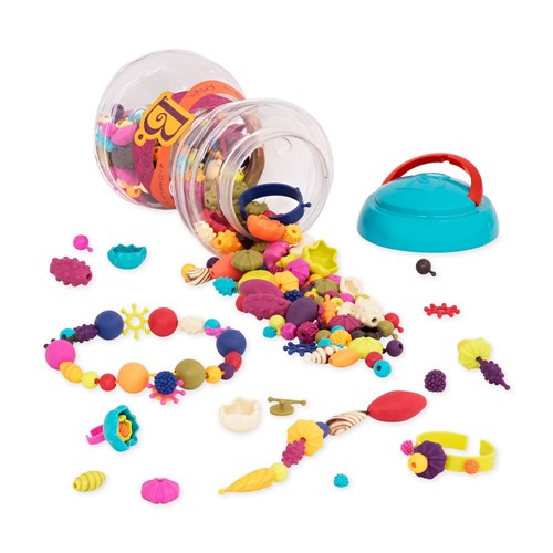 B.Toys zestaw do tworzenia biżuterii 300 elementów dla dziewczynek