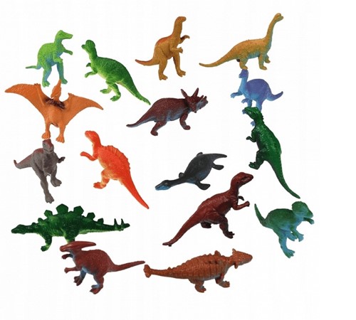 Rex London Figurki dinozaurów zestaw aż 16 sztuk 