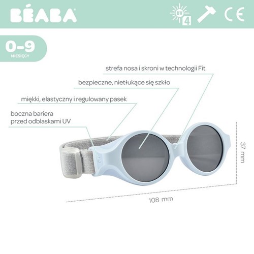 Beaba Okulary przeciwsłoneczne dla dzieci 0-9 blue
