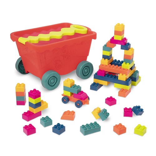 B. Toys wózek z kolorowymi klockami