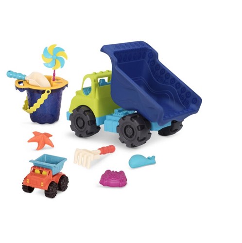 B. Toys ciężarówka olbrzym i akcesoria do piasku