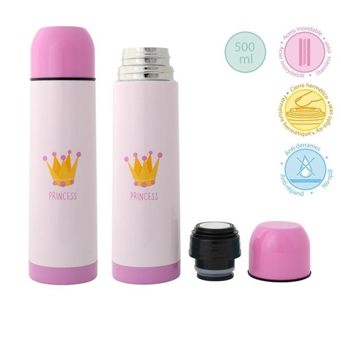 Kiokids Termos na napoje 500 ml Princess