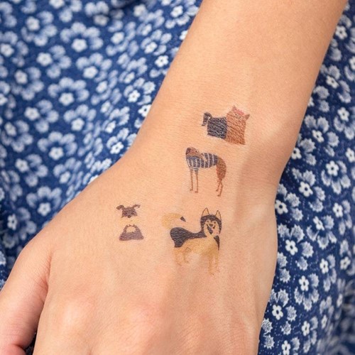 Rex London Tatuaże zmywalne dla dzieci Pieski