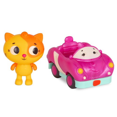 B. Toys Miękkie autko sensoryczne z kotkiem