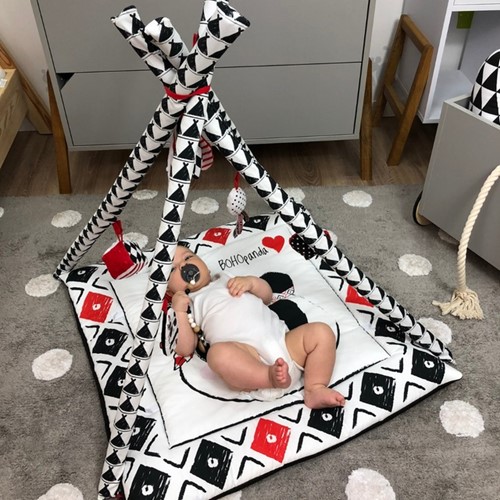 Babysenses mata edukacyjna tipi - Boho Panda