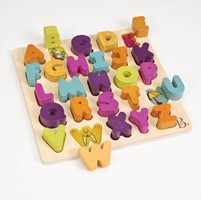 B. Toys drewniane puzzle LITERKI