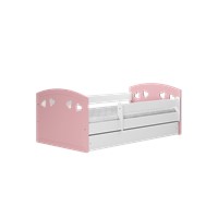 Łóżko Julia 160x80 zagłówki pink