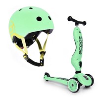 SCOOTANDRIDE 2w1 Jeździk hulajnoga i kask Kiwi